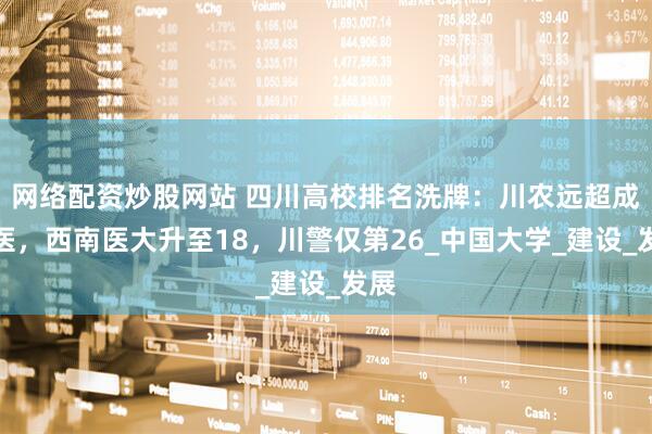 网络配资炒股网站 四川高校排名洗牌：川农远超成中医，西南医大升至18，川警仅第26_中国大学_建设_发展